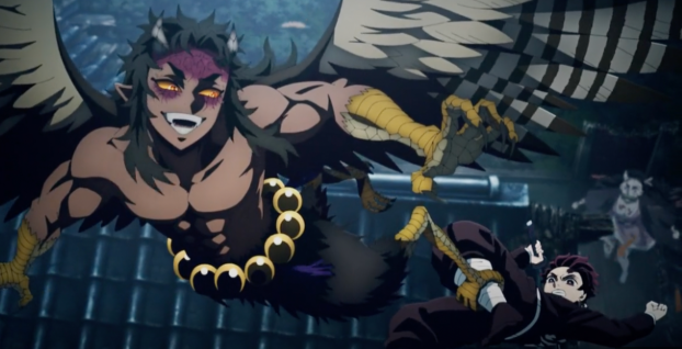 Cuplikan Kimetsu no Yaiba Season 3 Episode 3 menampilkan pertarungan Tanjiro melawan iblis