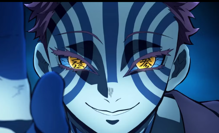Akaza, Iblis Bulan Atas, menjadi karakter favorit penggemar di Demon Slayer: Infinity Castle karena latar belakang tragisnya