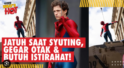 Tom Holland gegar otak